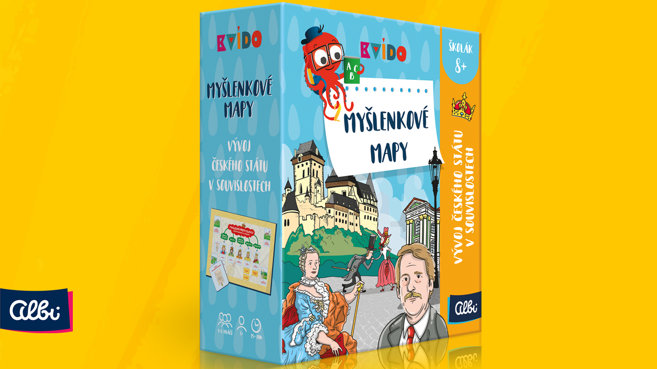 Myšlenkové mapy - Kvído - představení hry