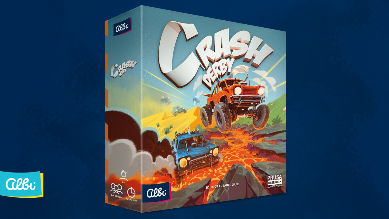 Crash Derby Announcement Trailer - a game of vehicular combat enhancable by 3D Printing