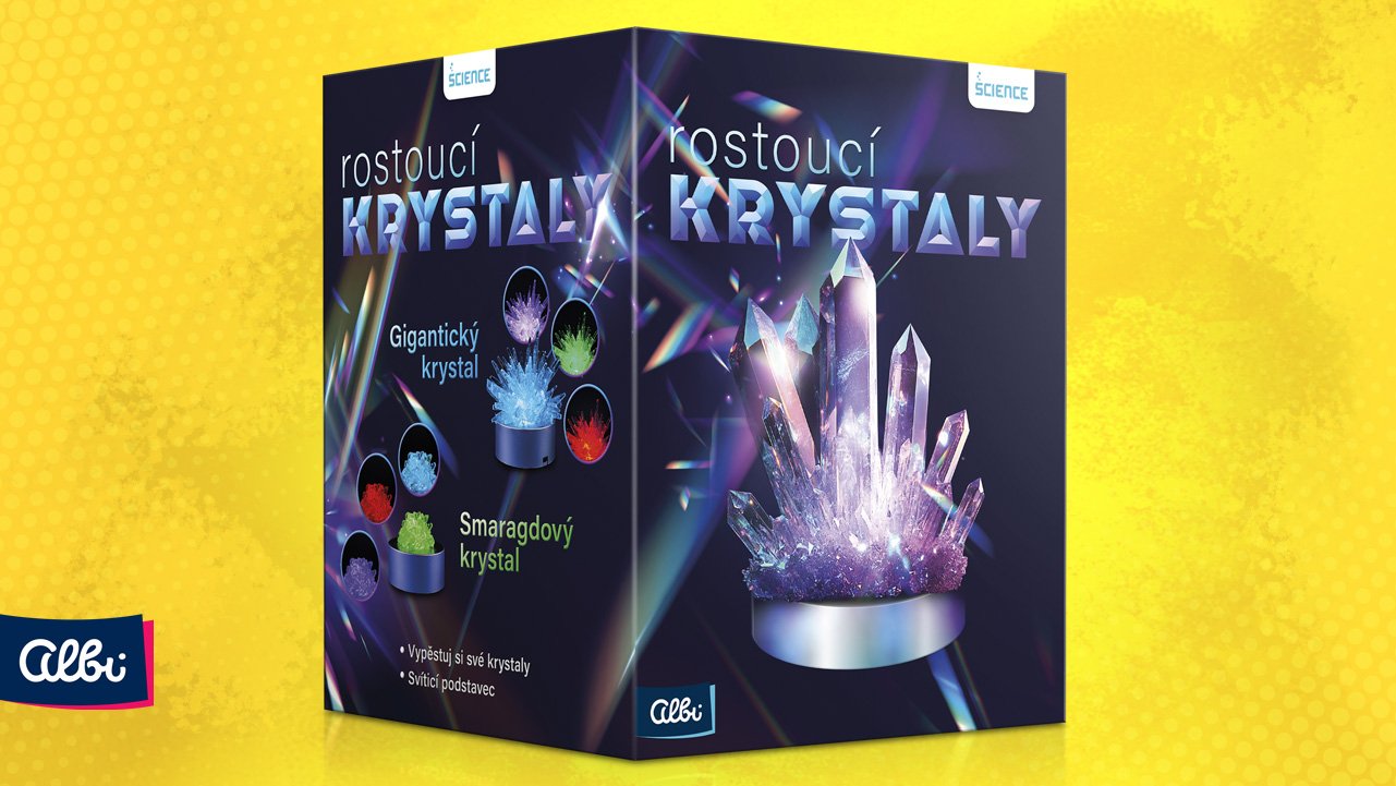 Rostoucí krystaly - Vypěstování vlastního náhrdelníku